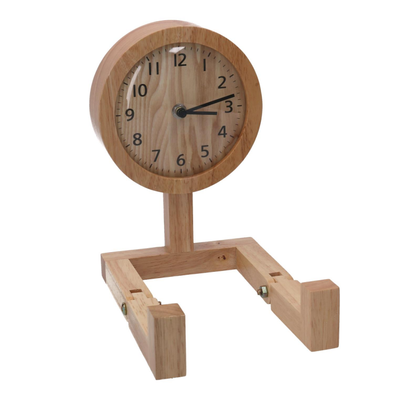 Horloge Murale Design Lemnos T1-017 - Bois Contreplaqué Et Verre - 30,5 Cm