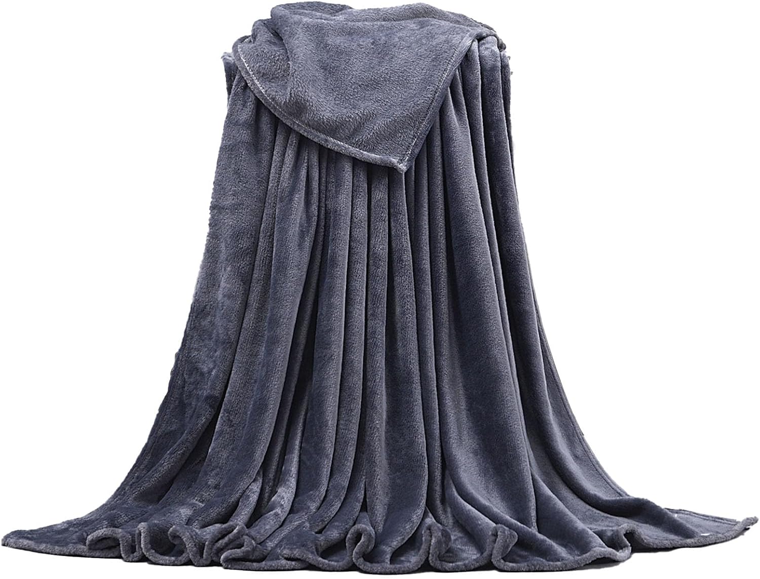 Tappeto in microfibra densa grigio chiaro screziato 130x190 cm PISA