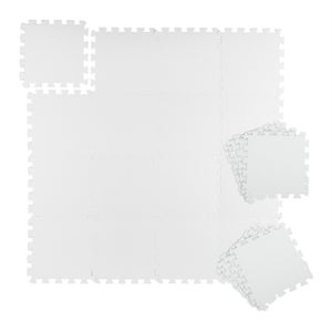Tappetino Puzzle Da Palestra 24 Pezzi, Spessore 1,9 Cm, Schiuma EVA, Antiscivolo, Per Fitness MMA E Ginnastica, Blu 2,5 M²