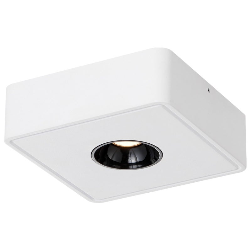 NETTLIFE Biały Reflektorowa LED 7W Ciepła biel Nowoczesny Reflektorowa sufitowy Płaski i kwadratowy Reflektorowa do przedpokoju Kuchnia Jadalnia