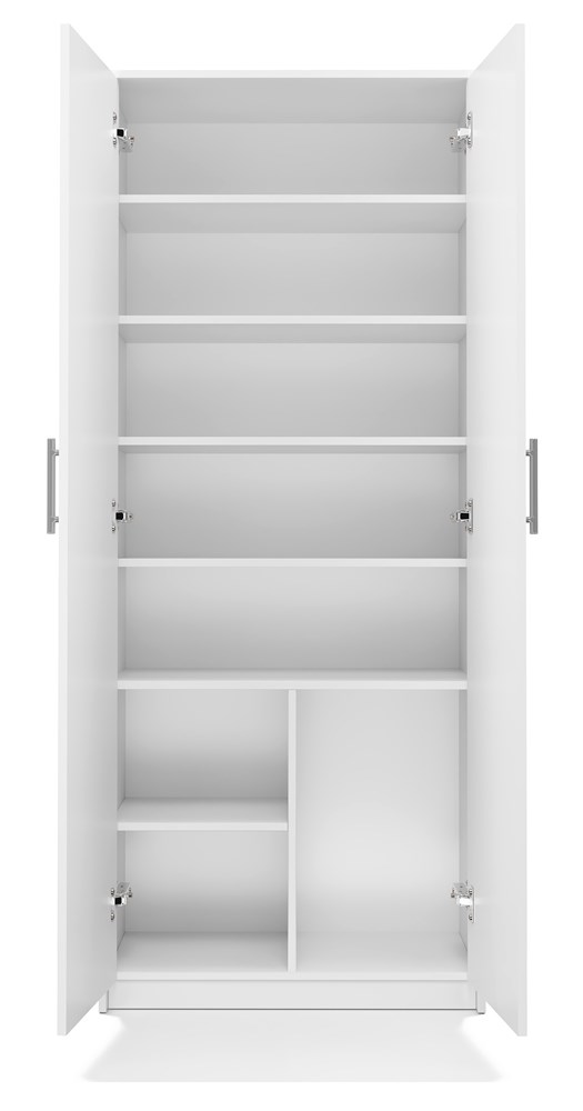 Filing cabinet OLIV 2D 74x35x180 cm white - 7