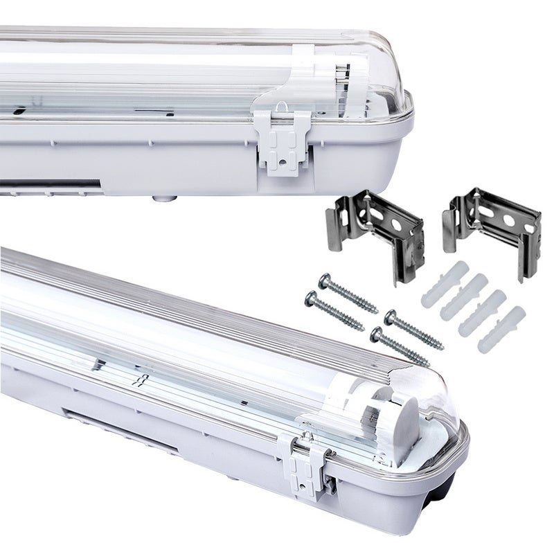 Iluminación LED LED 120 cm 18W - Blanco frío 4000K -4500K - Tubo único ...