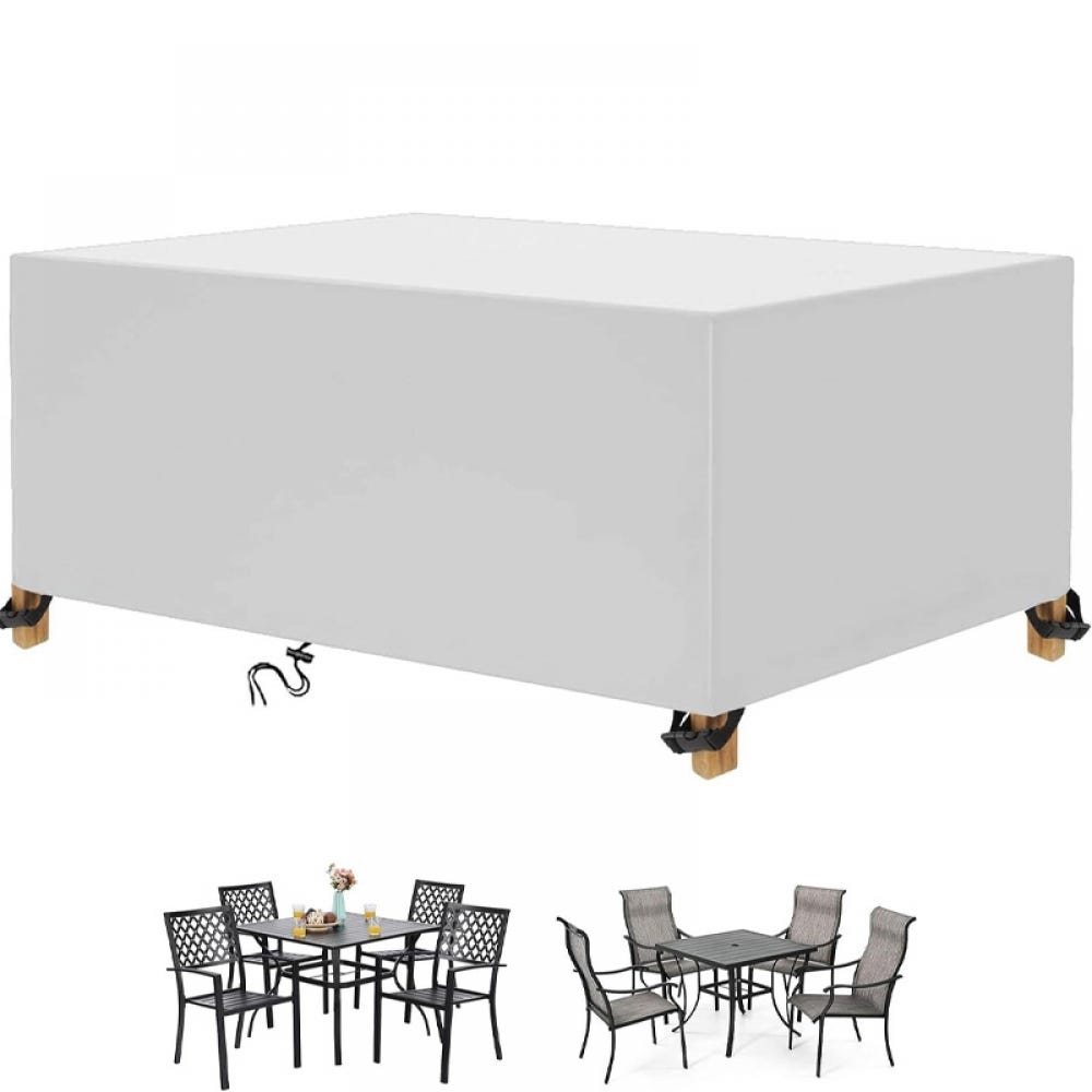 Copertura per mobili da giardino 420D, impermeabile e resistente ai raggi UV, 200 x 160 x 70 cm | Leroy Merlin Copertura per mobili da giardino 420D, impermeabile e resistente ai raggi UV, 200 x 160 x 70 cm | Leroy Merlin
