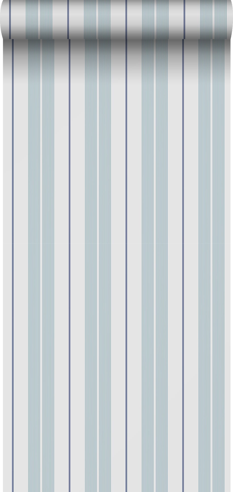 Tapeta paski jasnoniebieskimIszarym - 53 cm x 10.05 m - SANDERS &amp; SANDERS