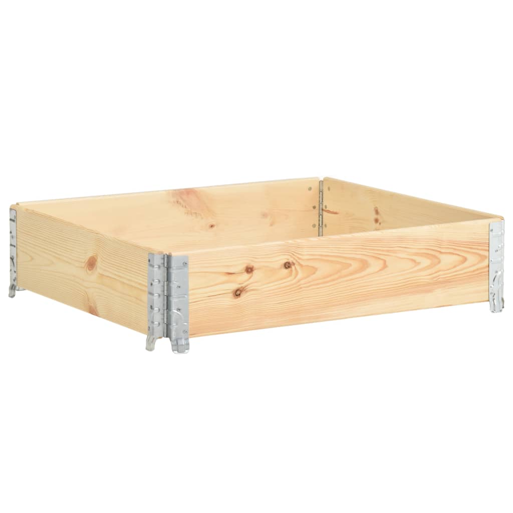 vidaXL Fioriera Rialzata da Giardino Fodera 120x45x25cm Massello Abete