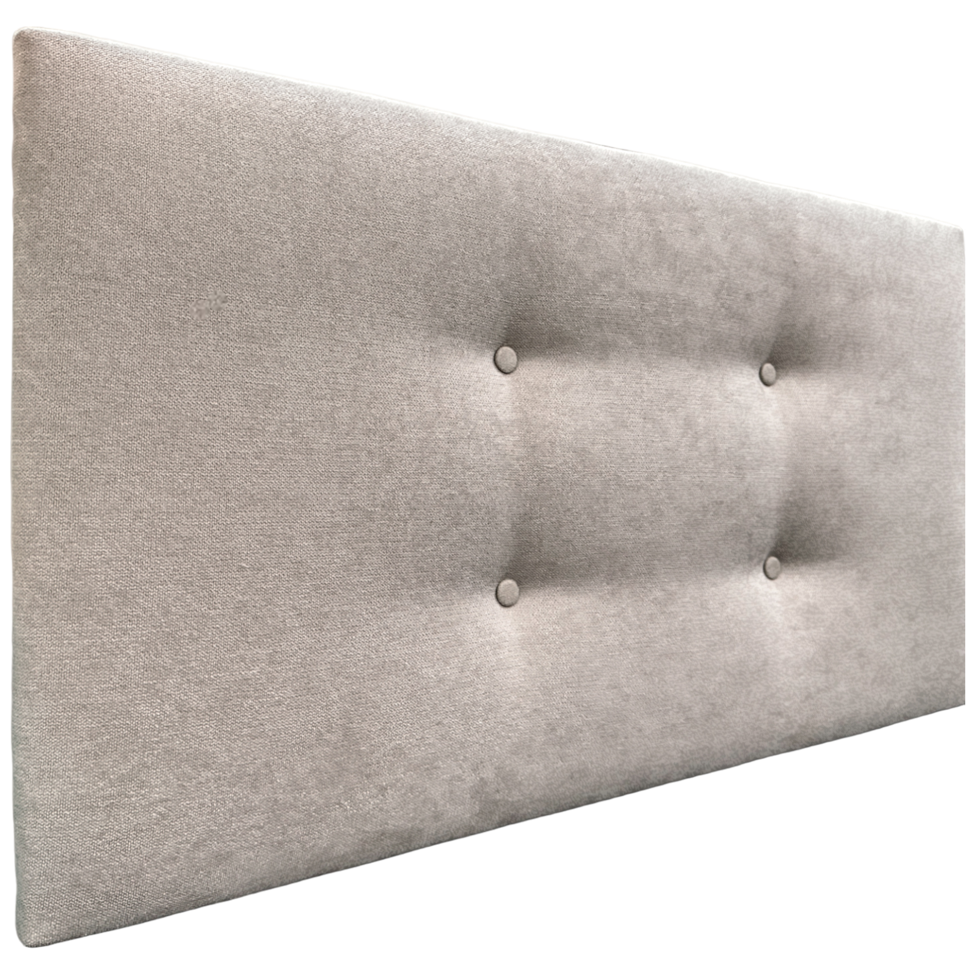 Dhome cabecero de tela aqualine con 2 hileras de botones 95x50cm camas 90 - beige