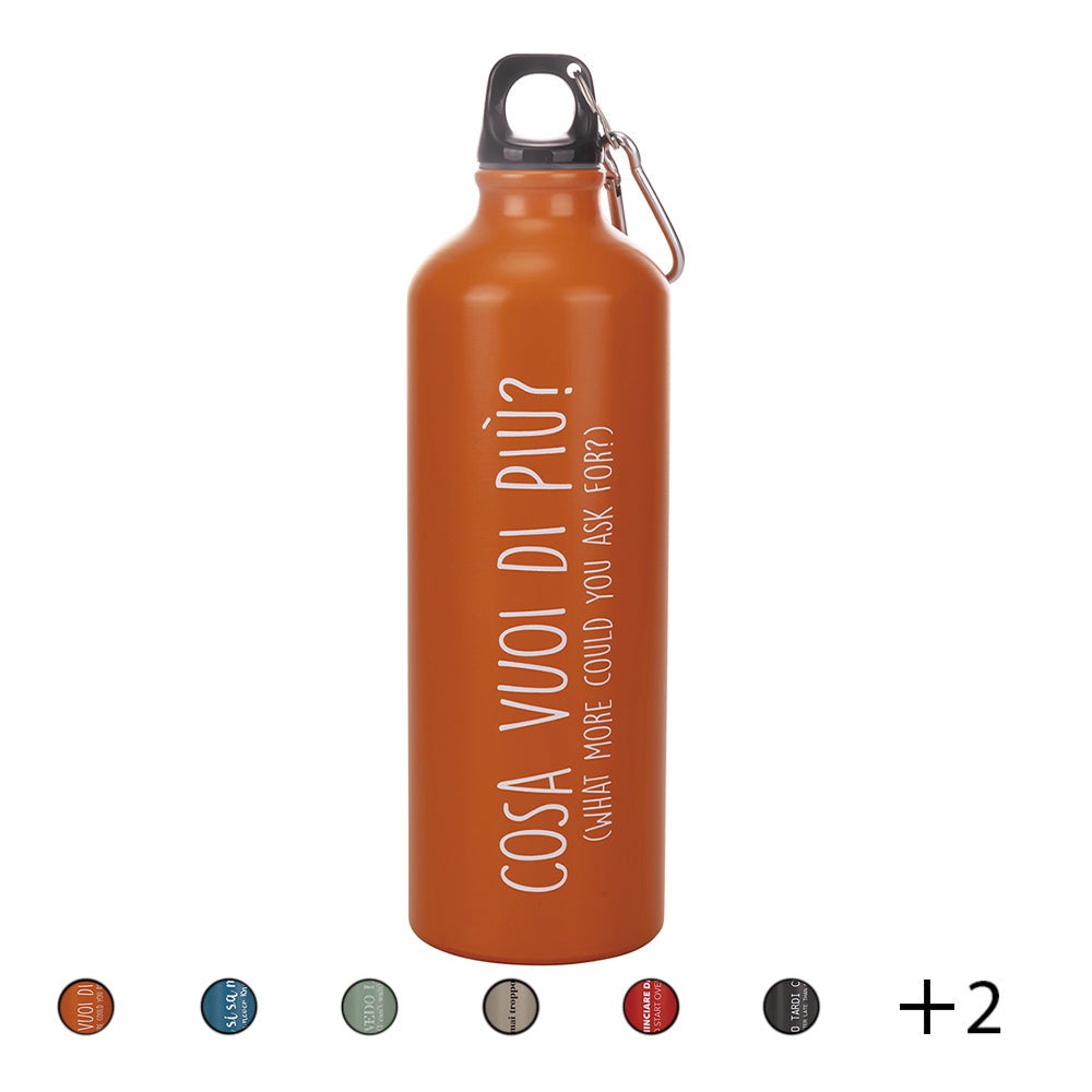 Bodhi Bouteille D'eau En Acier Inoxydable Avec Deux Couvercles