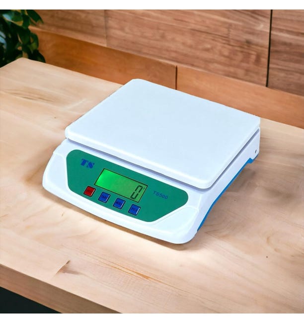 Bascula electrónica digital peso Comercial 30kg 1g de cocina