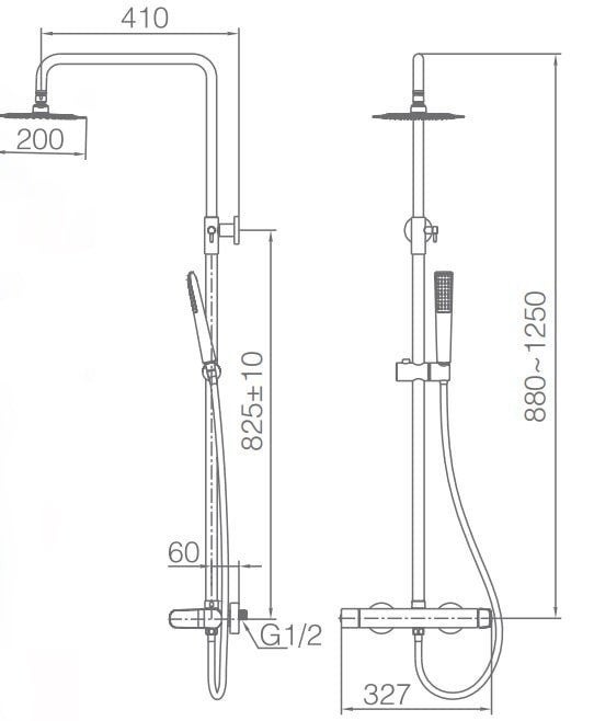 Mitigeur de douche pour salle de bain - 5