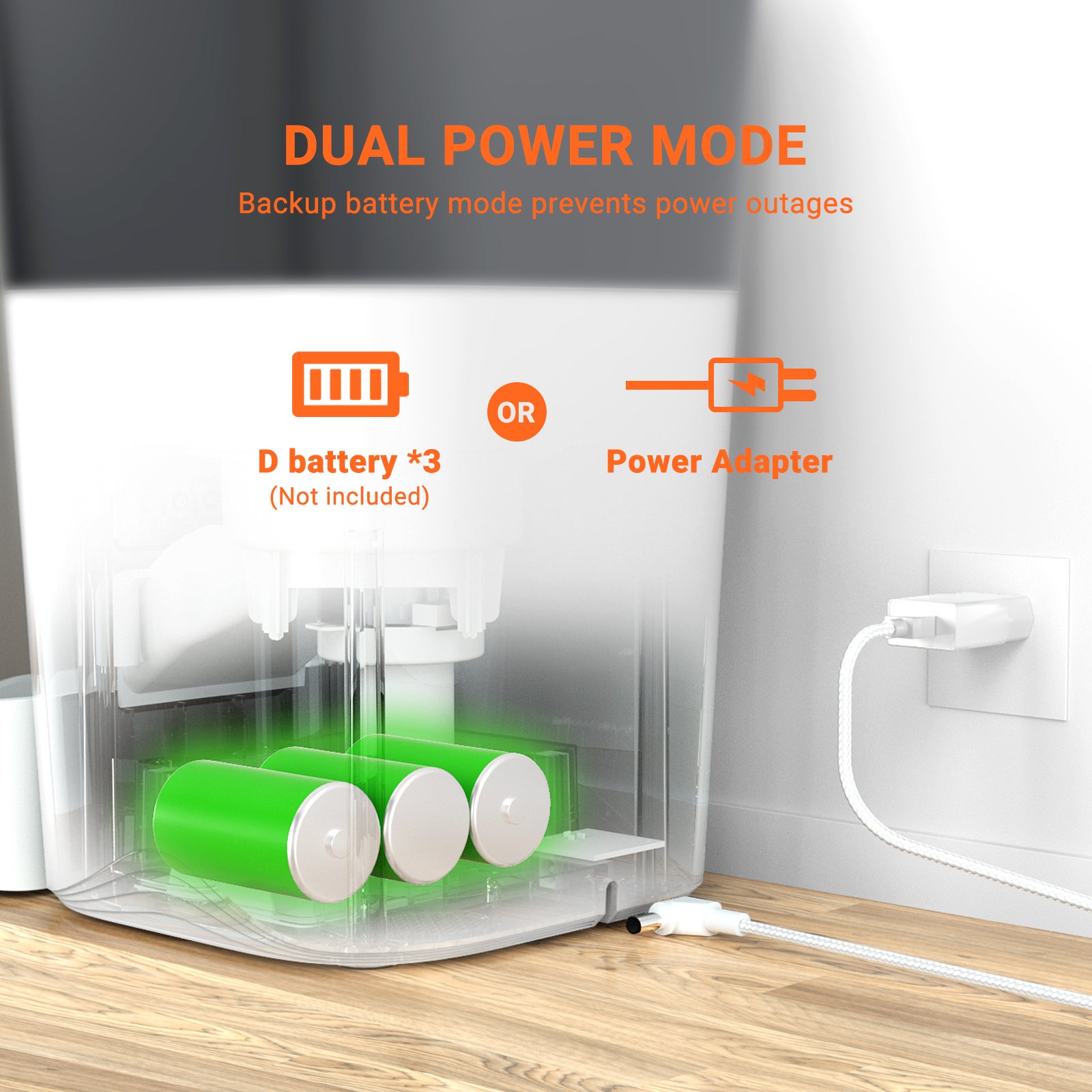 3L WIFI Distributeur Croquettes Chats APP Contrôle Adaptateur secteur/batterie ,Noir Distributeur Automatique de Nourriture pour Chiens - 5