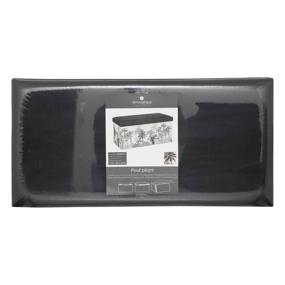 Coffre De Rangement Pliable DuneDesign - 6 Tiroirs - 76x38x38 Cm - Banc 2 Places - Marron Foncé