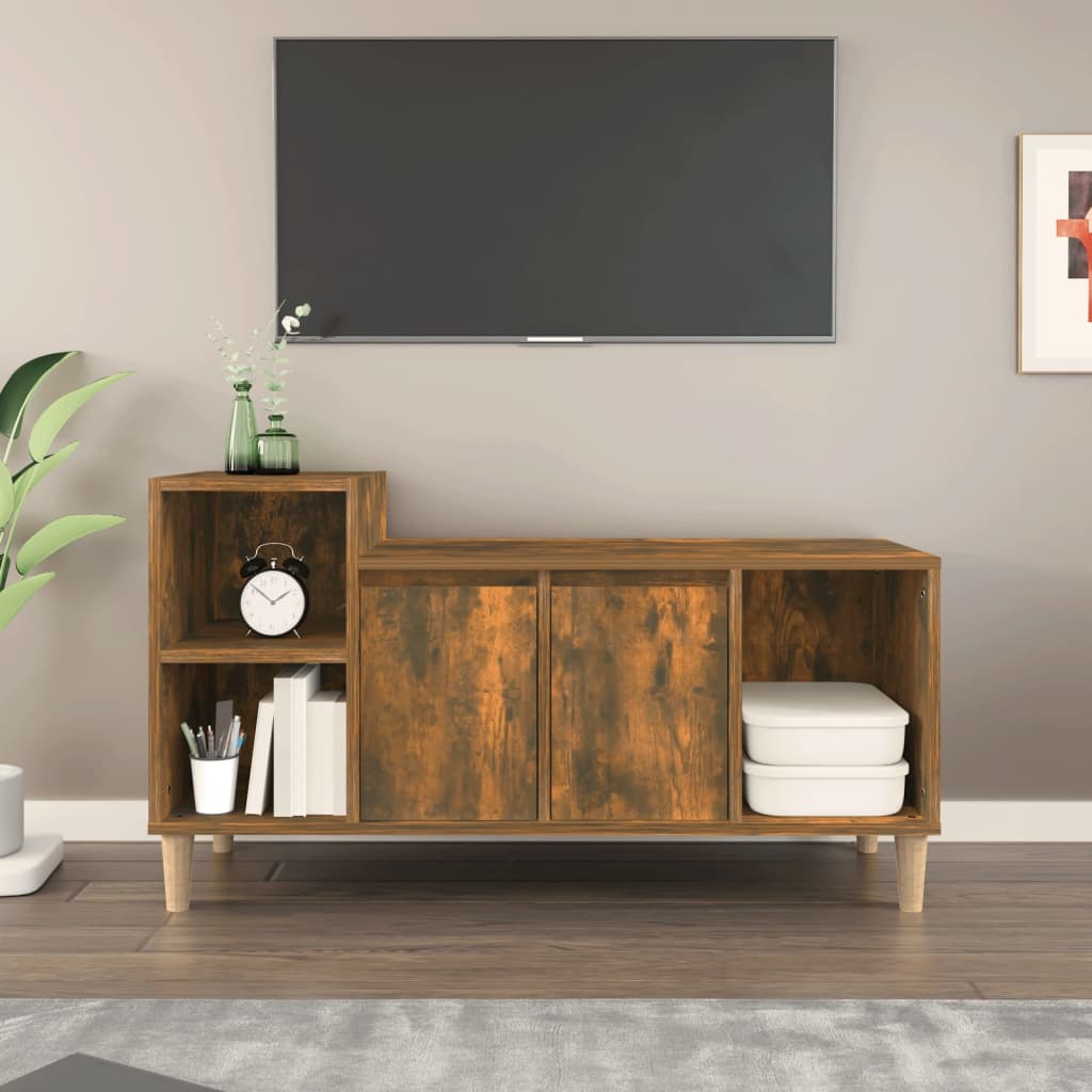 Meuble TV Sonoma gris 100x35x55 cm Bois d'ingénierie - Meubles Tv - Meuble Tv - Support Tv - Unité Tv - Meuble Audio - Home & Living Meuble TV Sonoma gris 100x35x55 cm Bois d'ingénierie - Meubles Tv - Meuble Tv - Support Tv - Unité Tv - Meuble Audio - Home & Living