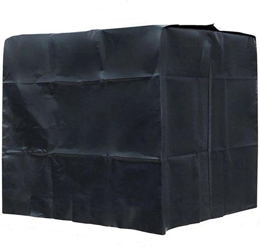 Pokrowiec ochronny na kontener IBC o pojemności 1000 l, chroniący przed kurzem, słońcem i deszczem.