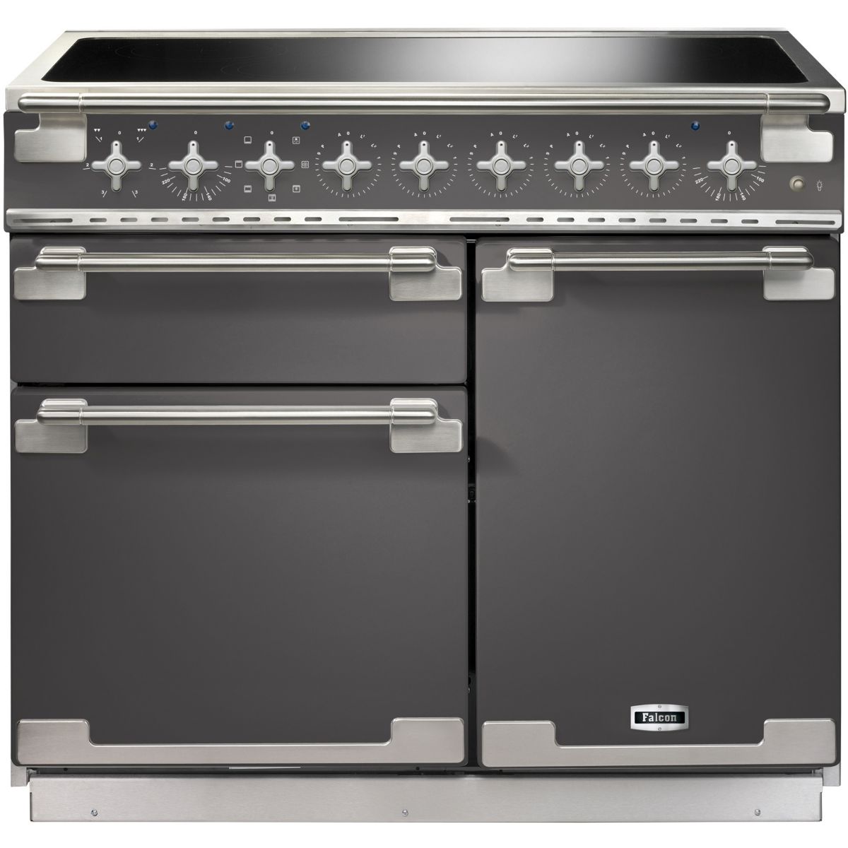 Piano de cuisson induction FALCON ELISE100 INDUC GRIS ARDOISE | Leroy ...