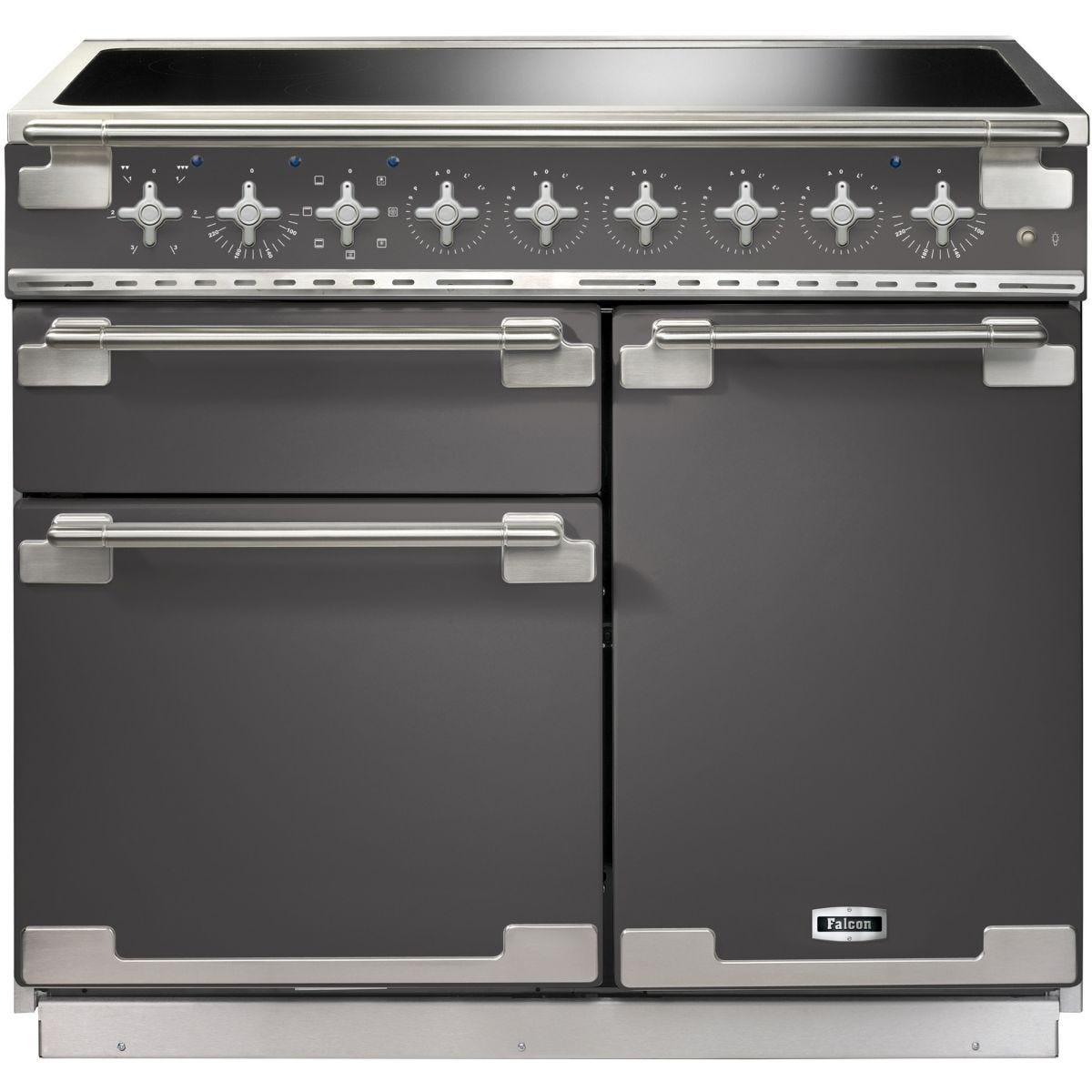 Induc Piano de cuisson induction FALCON ELISE100 INDUC GRIS ARDOISE | Leroy ...