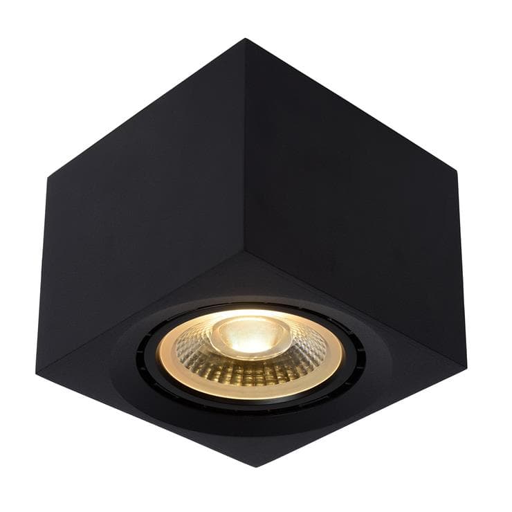 Reflektor sufitowy Spot FEDLER czarny 1xGU10x12W wym: 10 x 12 x 12 cm IP20 Lucide