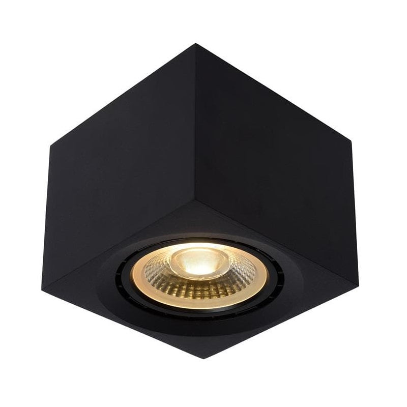 Reflektor sufitowy Spot FEDLER czarny 1xGU10x12W wym: 10 x 12 x 12 cm IP20 Lucide