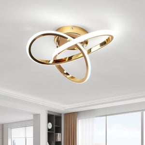 Applique Murale Fastueux Bronze - Luminaire Salle De Bain IP20 - Verre Blanc - E14 Max 60W