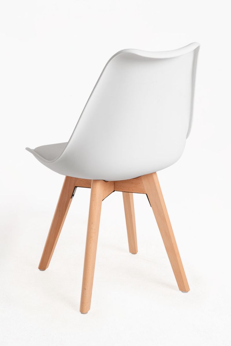 Regalos Miguel - Packs Sillas Comedor - Pack 4 Sillas Synk Basic - Blanco - 6