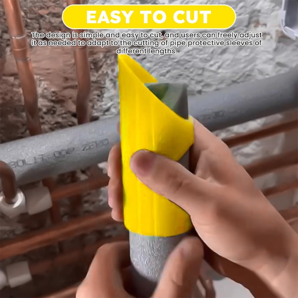 Lot de 3 outils de coupe d'isolation de tuyau, 15 mm, 22 mm, 28 mm, outil de précision pour tuyaux en mousse pour des angles de 45 degrés et isolation - 4