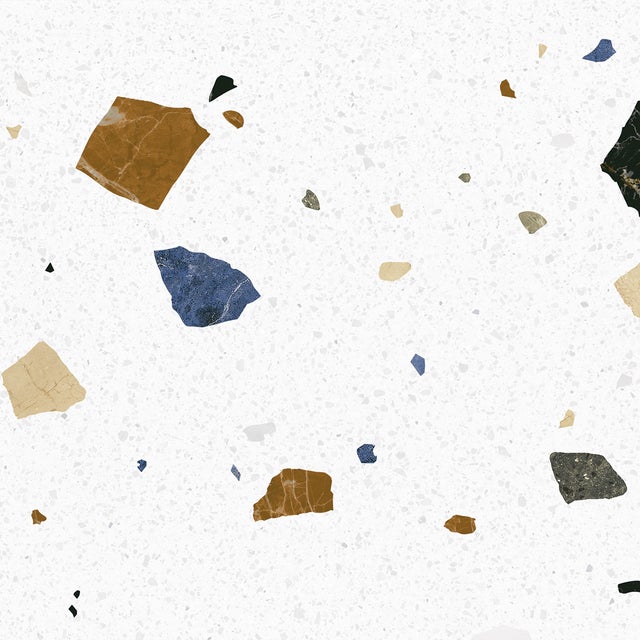 Carrelage effet Terrazzo Confetti Blanc 60x60 cm - Réflex Boutique