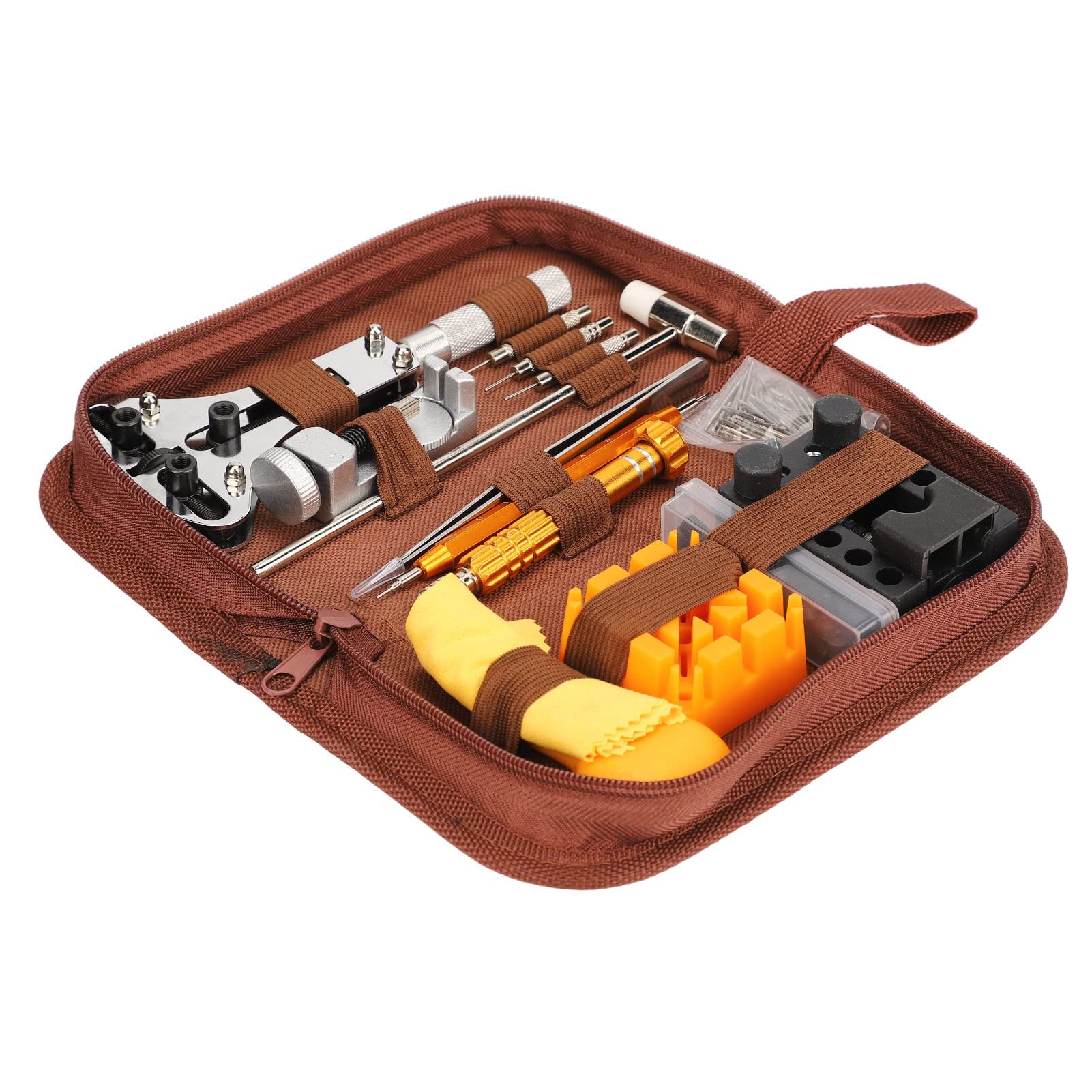 TRIXES Kit d'horlogerie 16 Outils réparation, Ajustement Bracelet-Montre, démontage Revers la Montre horlogerie