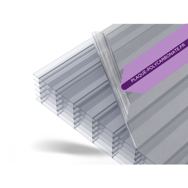 Polycarbonate Alvéolaire 32mm Transparent 1250x6000
