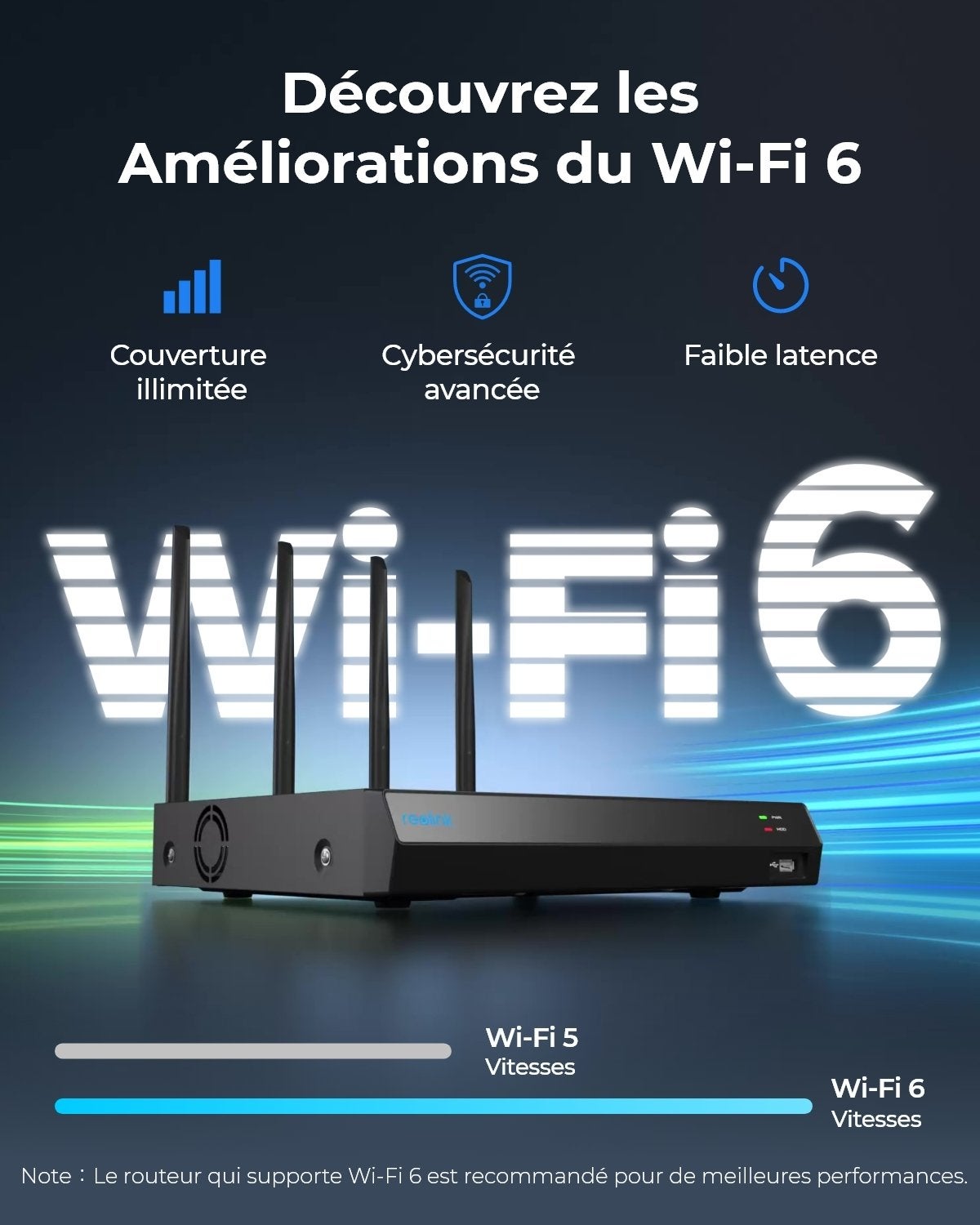 Caméra de surveillance 12CH 2To WiFi NVR filaire, Reolink - 2