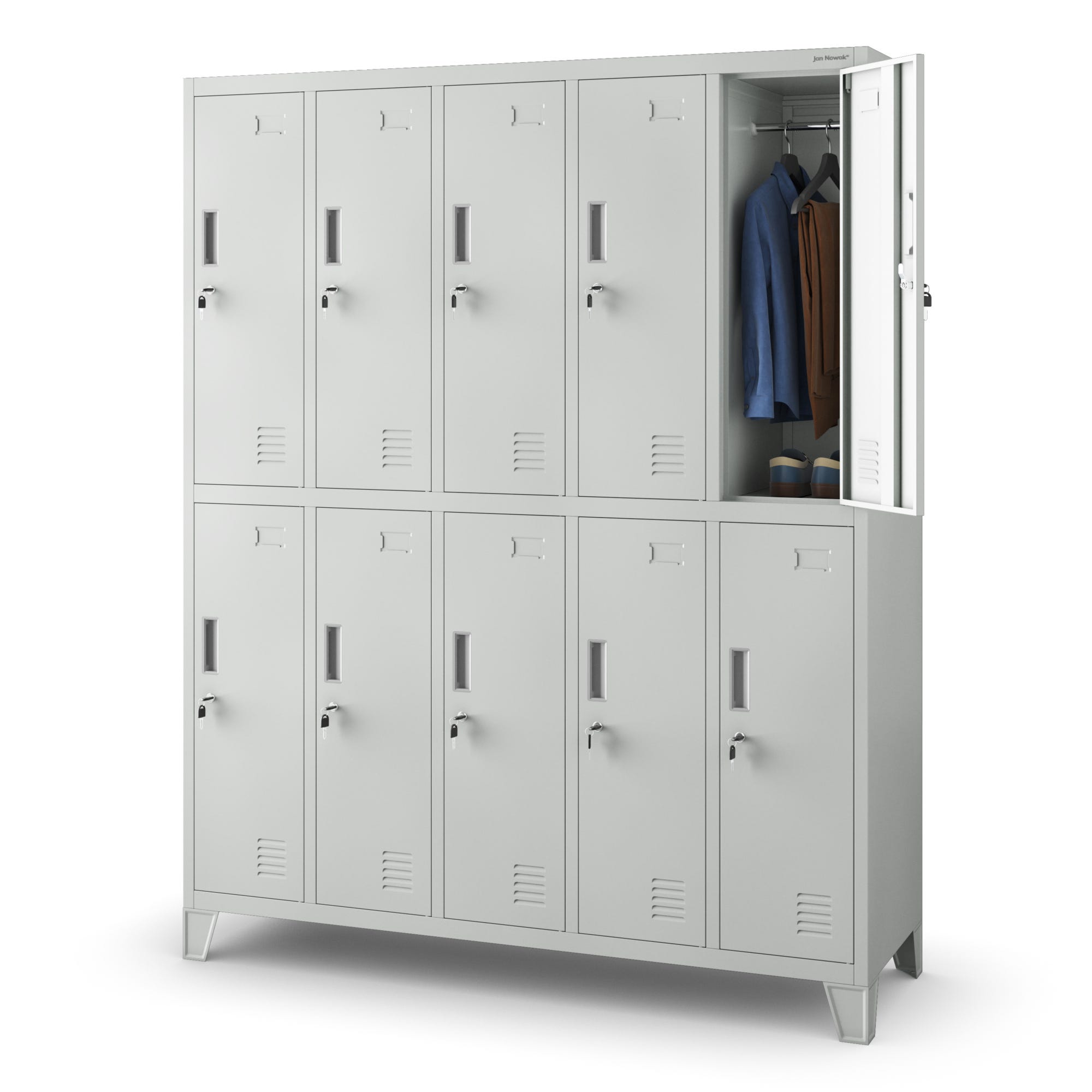 Armoire Vestiaire Casier Metallique 10 Compartiments 172 Cm X 136 Cm X armoire-vestiaire-casier-metallique-10-compartiments-172-cm-x-136-cm-x