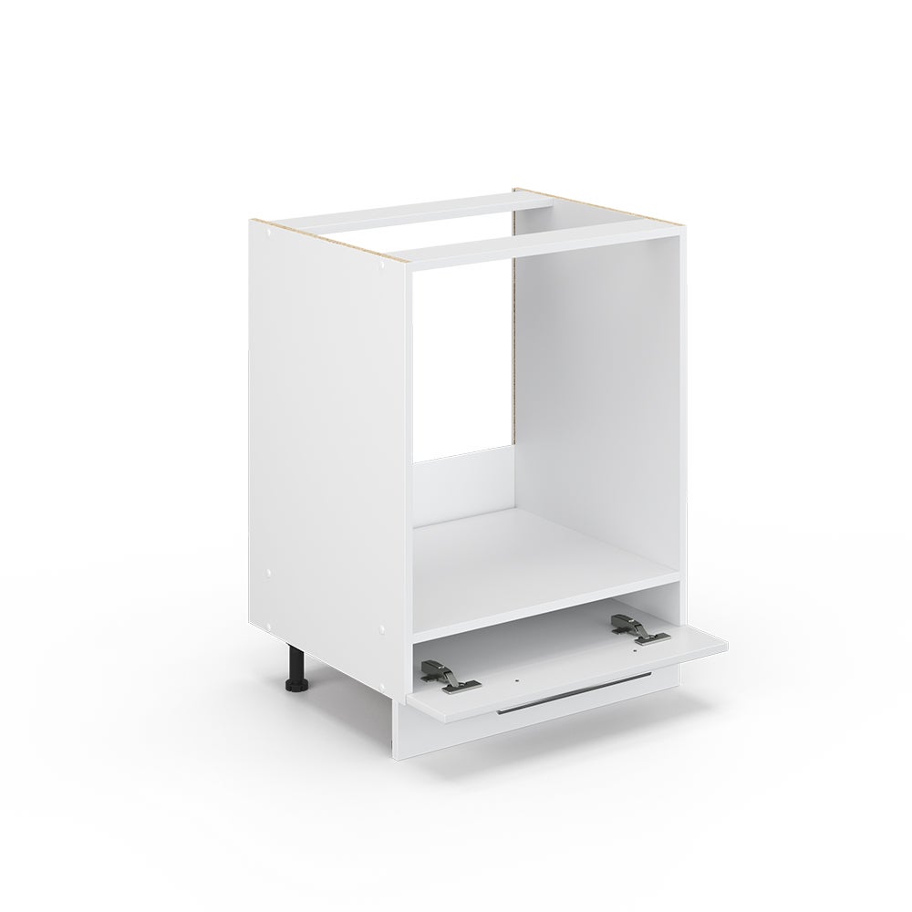Vicco Armario para horno empotrado Fame-Line, Blanco alto brillo, 60 cm sin encimera - 4