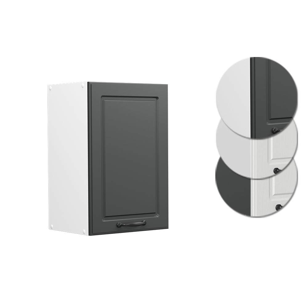 Vicco Elément haut de cuisine R-Line, Anthracite campagne, 40cm - 6