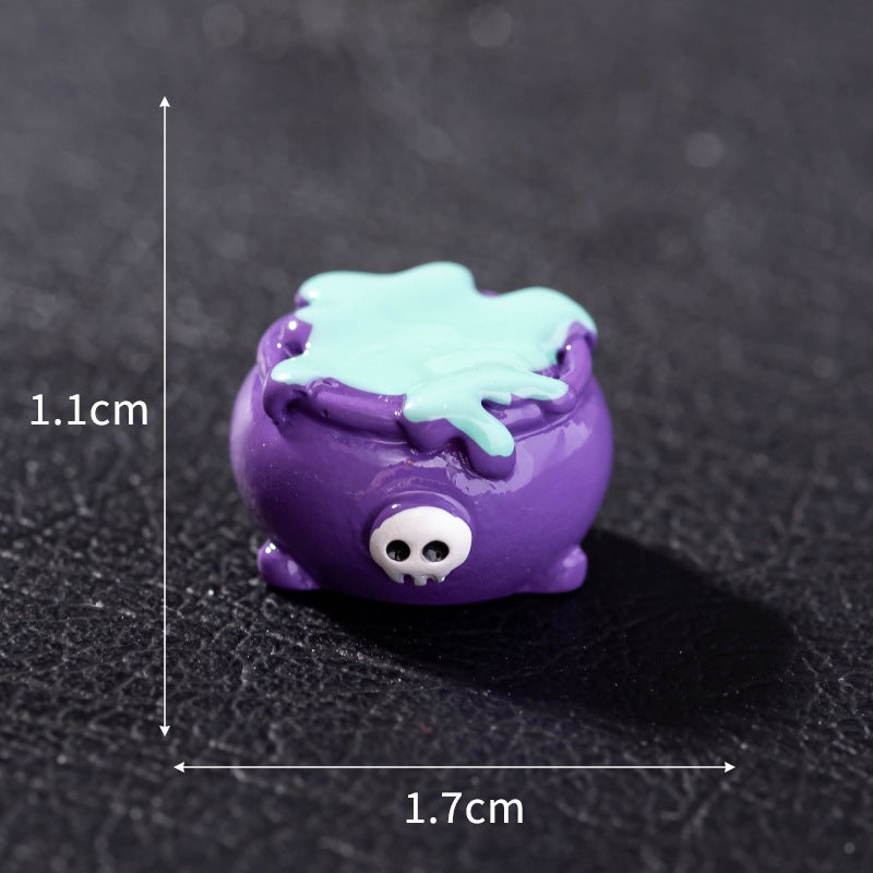 Bbiamsleep Lot de 8 Mini crânes d'animaux réalistes en résine - Mini Dinosaure Extraterrestre - Tête de Squelette - Décoration pour projets de Bricolage - Décoration d'halloween et de Noël