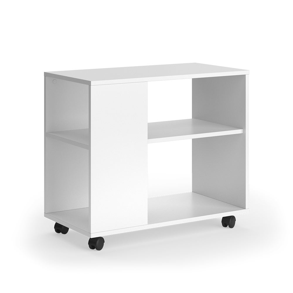 Vicco Stolik kawowy Marian, Biały, 70 x 36.6 cm z kółkami