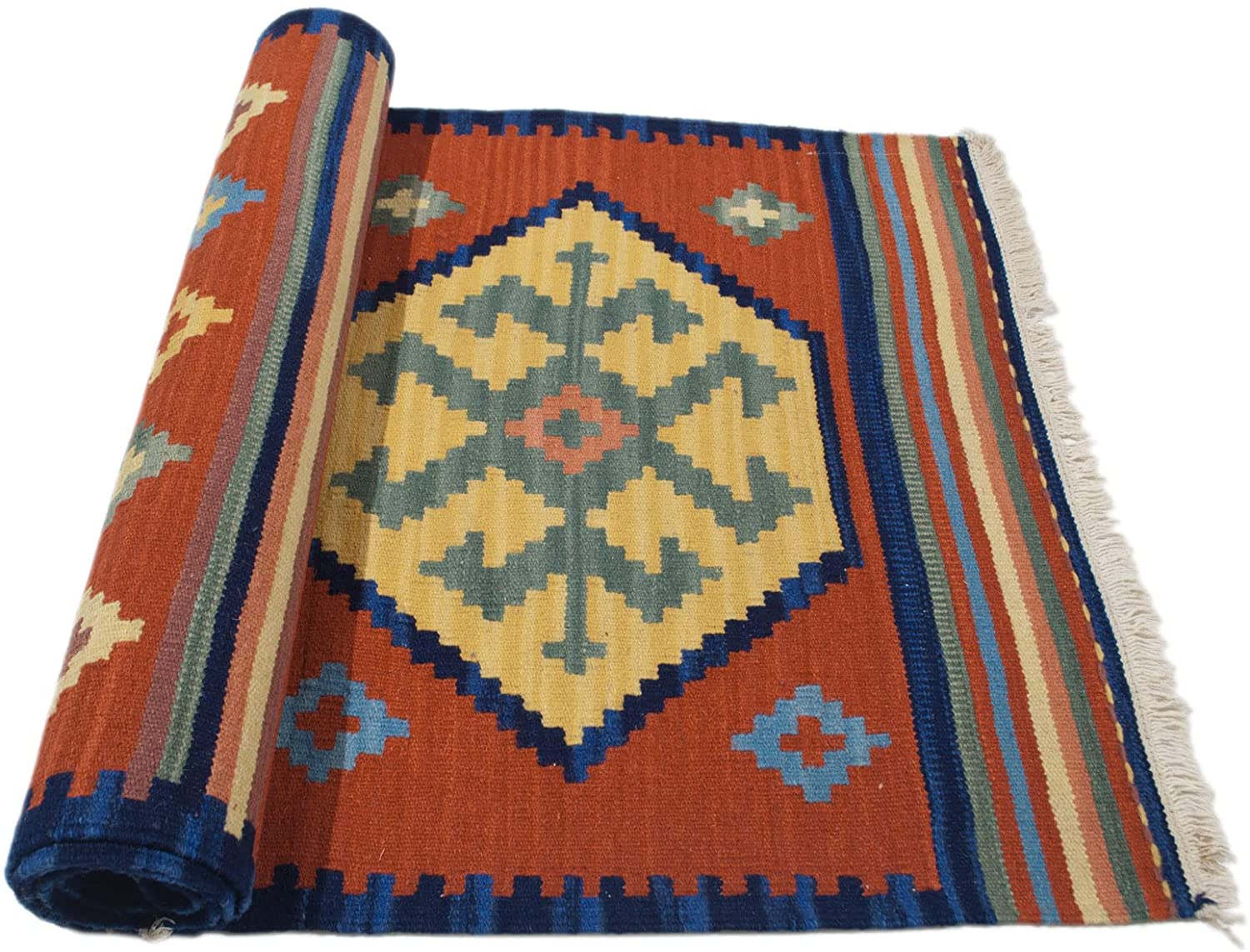 Oryginalny ręcznie robiony kilim 122x61CM