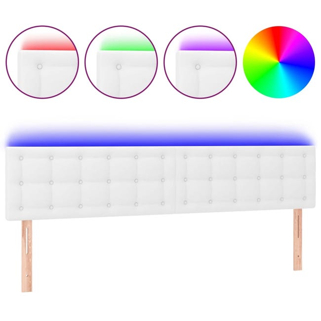 Tête de lit à LED Cappuccino 83x16x78/88 cm Similicuir | Leroy Merlin Tête de lit à LED Cappuccino 83x16x78/88 cm Similicuir | Leroy Merlin