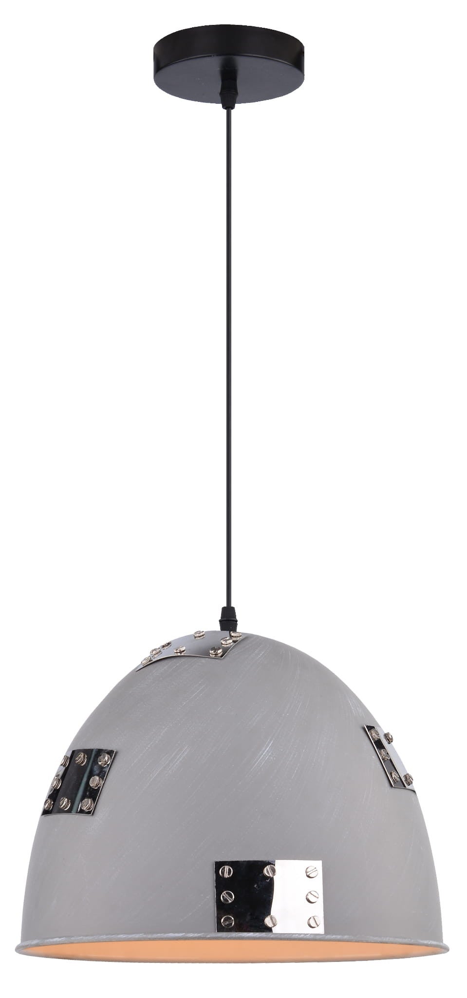 Lampa sufitowa wisząca Patch czarno-szara 1xE27x60W wym: 135 x 30 x 30 cm metal Candellux