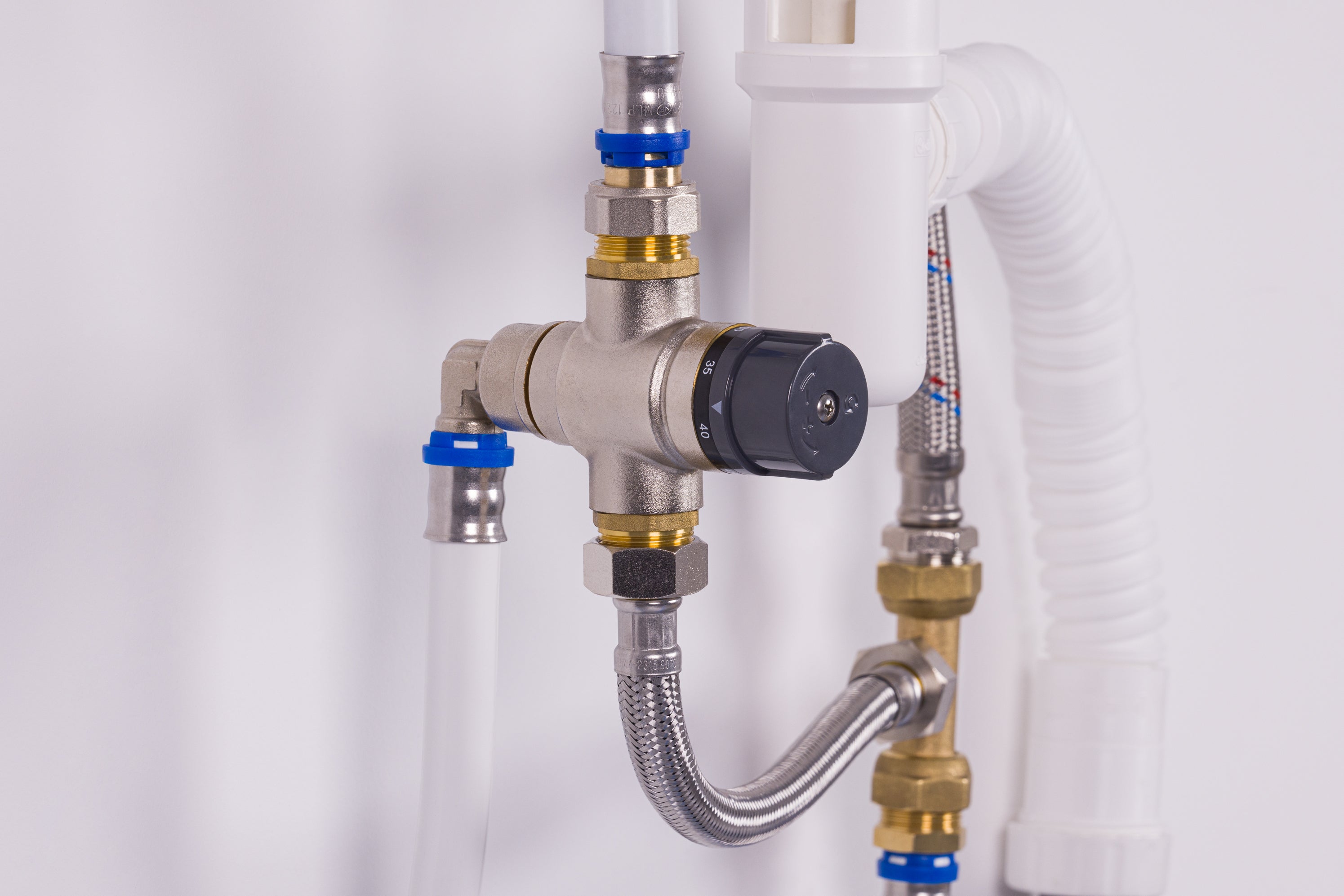 Mitigeur thermostatique pour chauffe-eau Mâle 20x27 (3/4) QUICK PLOMBERIE - 2