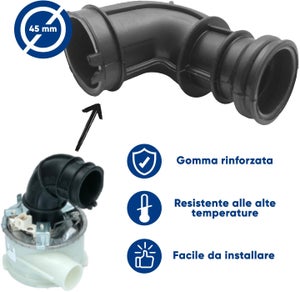 Guarnizione Soffietto in Gomma per Oblò Lavatrice Bosch