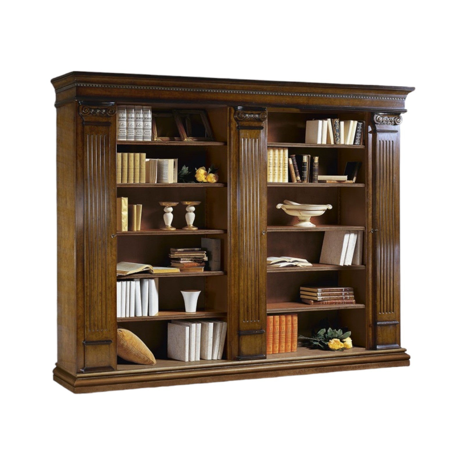 URBNLIVING Libreria In Legno A 3 Ripiani - Larghezza 60 Cm - Altezza 100 Cm, Profondità 24 Cm - Scegli Tra Nero, Bianco, Grigio O Rovere