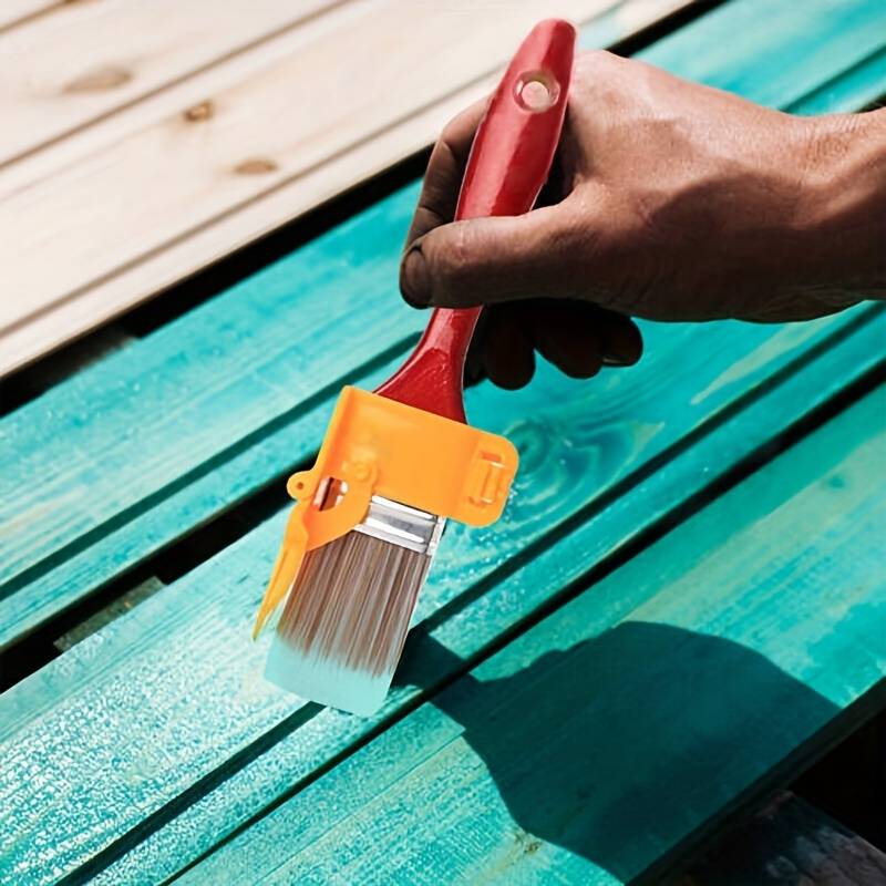 Coupe-bordure pinceau rouleau de peinture outil de coupe propre multifonctionnel peinture coupe-bordure rouleaux brosse outil de peinture murale - 4