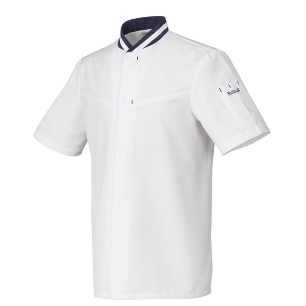 Polo de concours "Prystie" blanc manches courtes - HARCOUR Polo de concours "Prystie" blanc manches courtes - HARCOUR