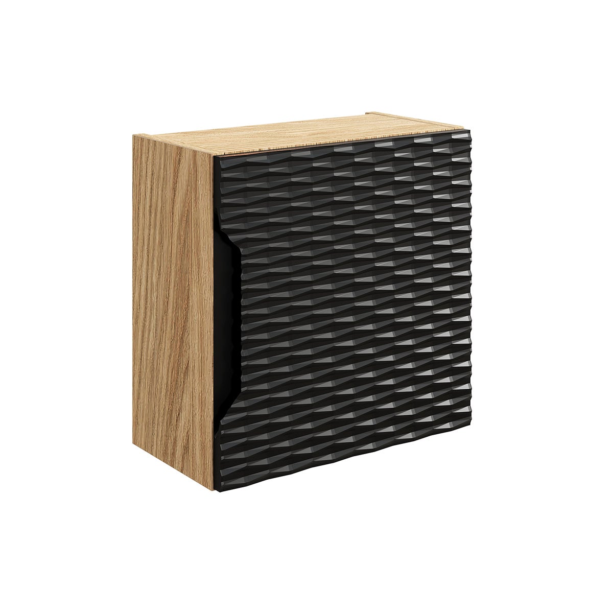 Szafka Comad łazienkowa OCEAN BLACK 83-35-1DQ 35x35cm dąb olejowany/czarna