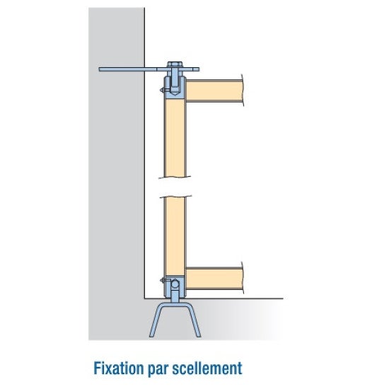 Lot De 5 Bouchons à Ailettes Gris Pour Tubes Ronds - Diamètre 33,7 Mm - En Polyéthylène - Fabriqué En UE - 7
