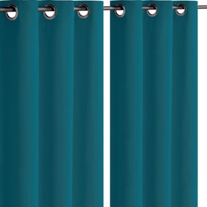 Rideaux Occultants 3D - Motif Renard Et Lune, 110x215 Cm - Isolation Thermique Et Anti-Bruit