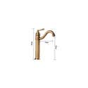 DLL Grifo De Lavabo Vintage De Pared – Latón Sólido Y Estilo Antiguo Para Baño (3 Agujeros, 2 Manijas Cruzadas)