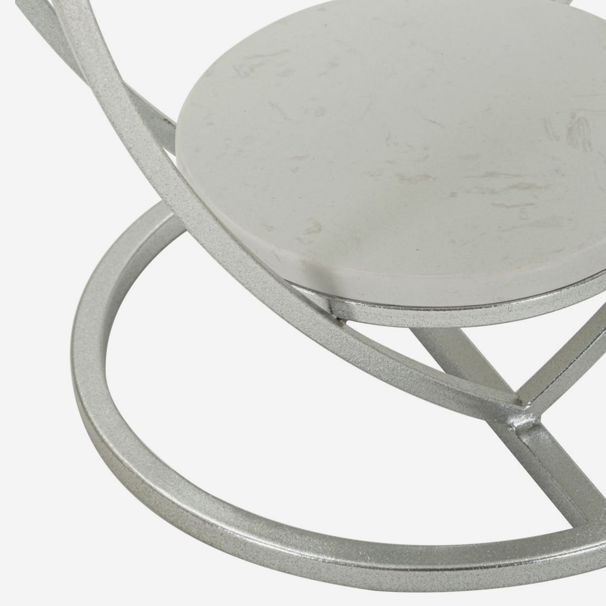 Table d'appoint rond en métal avec plateau effet marbre Heart | Leroy ...