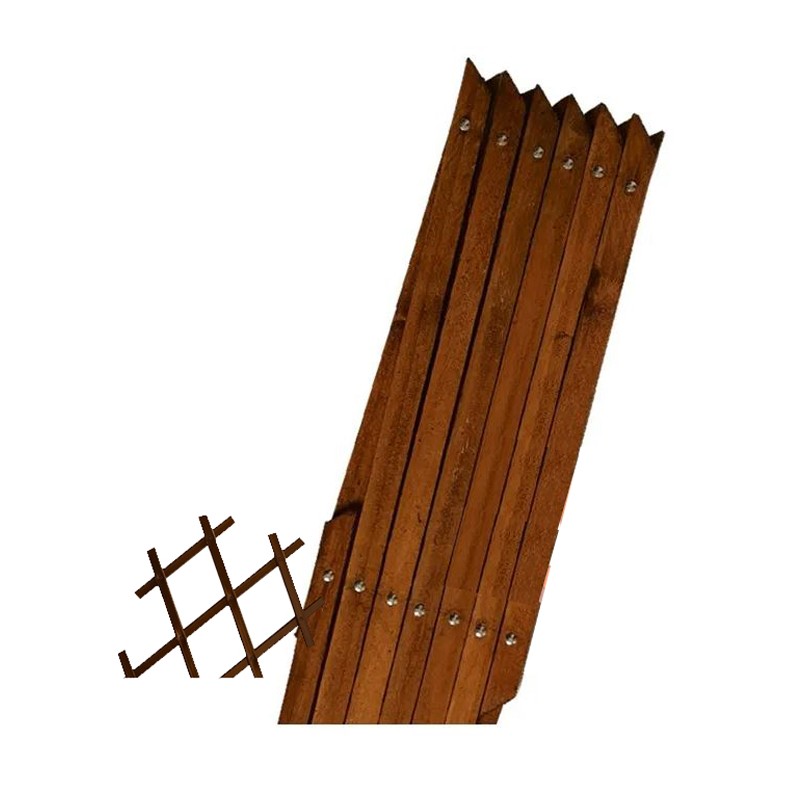Treillis en bois teinté 60 x 180 cm, pour jardin Leroy Merlin