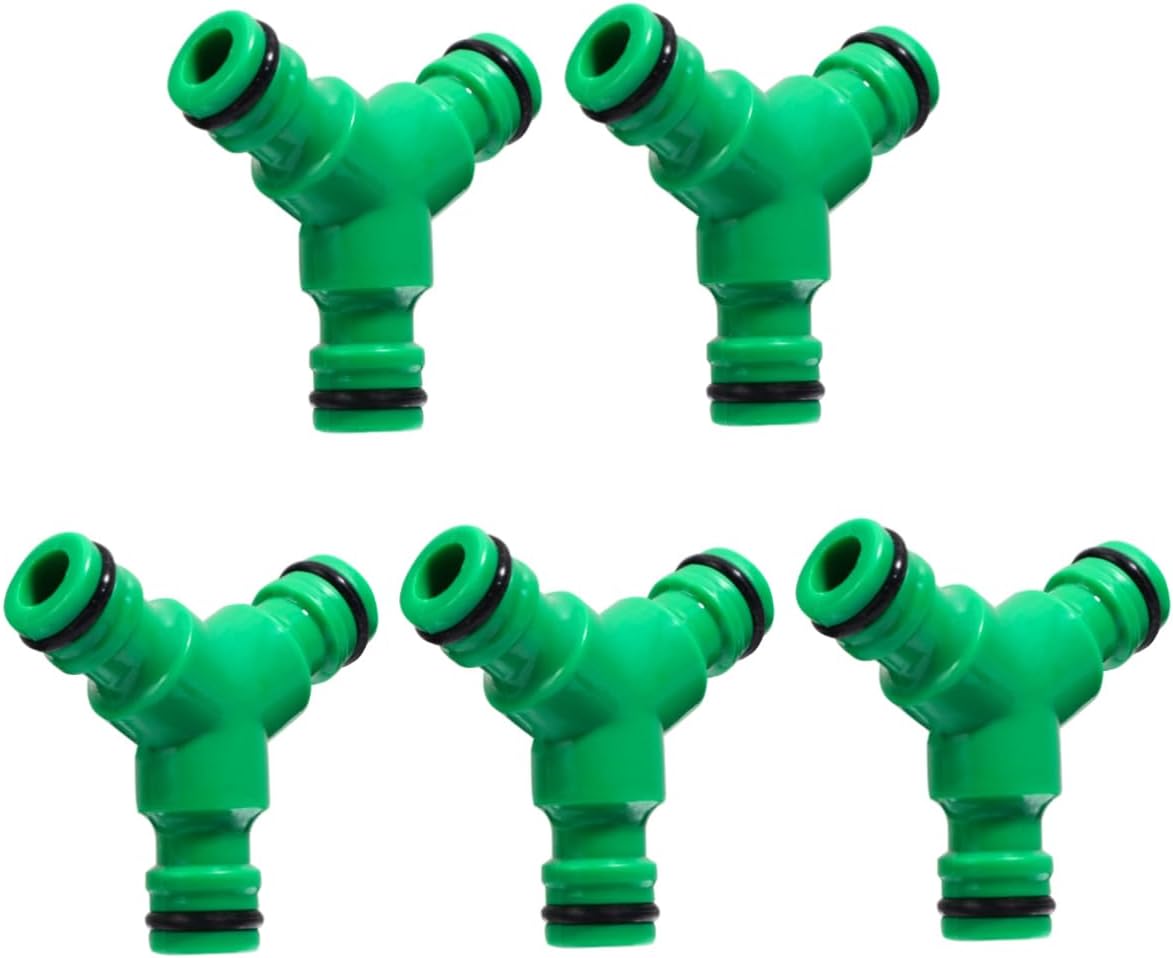 Zestaw 5 złączek do węży do nawadniania kropelkowego, zestaw do szybkiego łączenia węży ogrodowych o średnicy od 1/2 do 3/4 cala