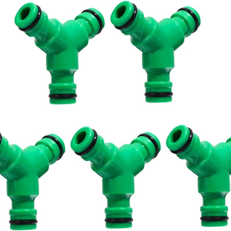 Zestaw 5 złączek do węży do nawadniania kropelkowego, zestaw do szybkiego łączenia węży ogrodowych o średnicy od 1/2 do 3/4 cala