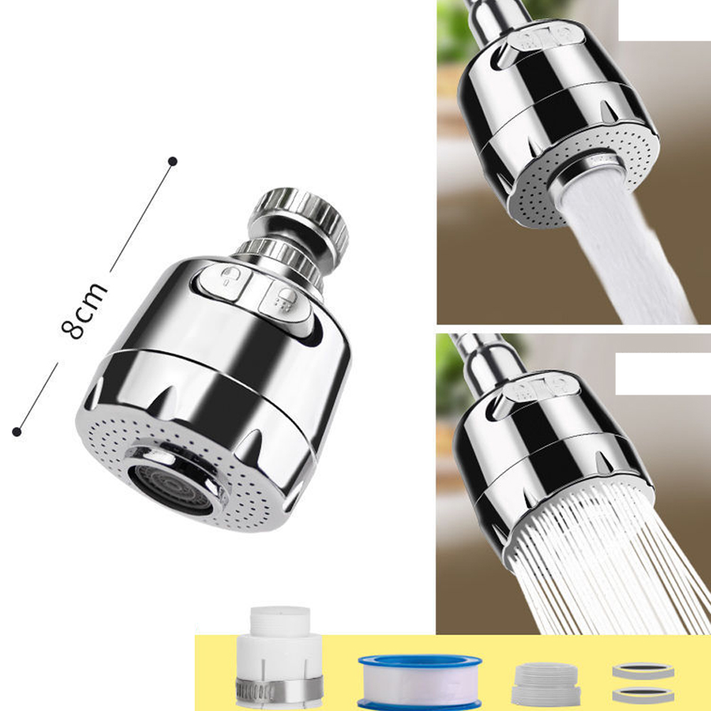 LEKOU Extensor De Grifo Giratorio 360 Grados, Aireador De Grifo